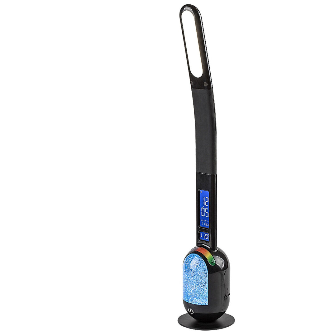 Lámpara de escritorio Rabalux Figen LED RGB 5 W, negra, IP20, 5000 K
