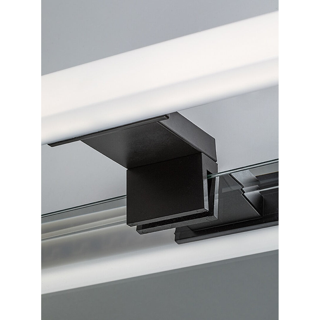 Lámpara de baño Rabalux Oliro LED 6 W, negra, IP44, 4000 K, 75051