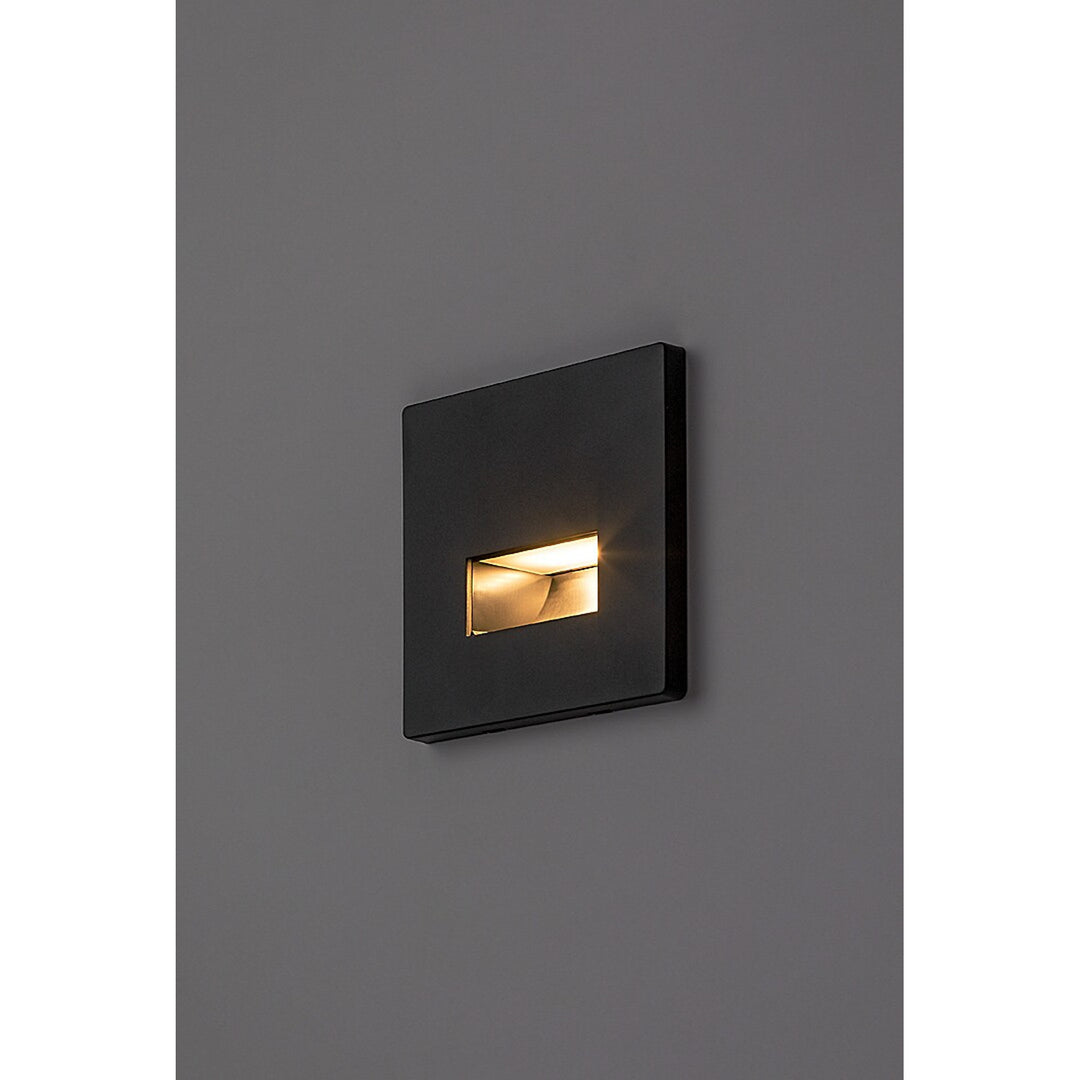 Lámpara Lunca LED de 1 W, IP20, negra, temperatura de color regulable: 3000, 4500 y 6500 K, 77195