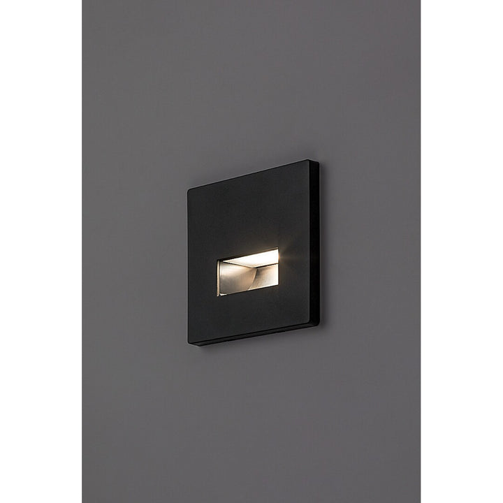 Lámpara Lunca LED de 1 W, IP20, negra, temperatura de color regulable: 3000, 4500 y 6500 K, 77195