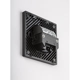 Lámpara Lunca LED 1 W IP20 negra 3000, 4500, 6500 K con sensor de movimiento y sensor de luz, 77197