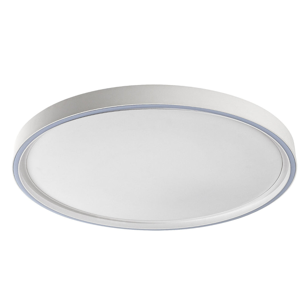 Lámpara de techo Rabalux Zerina, 54 W, IP40, blanca, 3000-6500 K, función de memoria, con mando a distancia, función de temporizador, efecto de luz nocturna, 75087