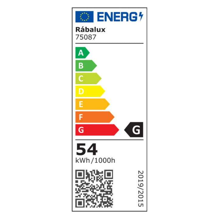 Lámpara de techo Rabalux Zerina, 54 W, IP40, blanca, 3000-6500 K, función de memoria, con mando a distancia, función de temporizador, efecto de luz nocturna, 75087
