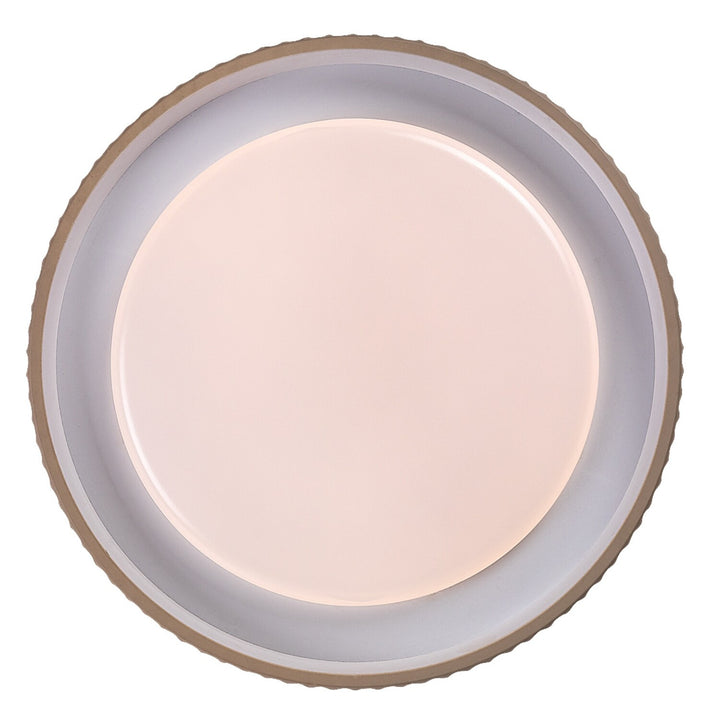Lámpara Pastello LED 48 W IP20 gris-beige 3000-6500 K, función de memoria con mando a distancia, función de temporizador, efecto de luz nocturna, 71345