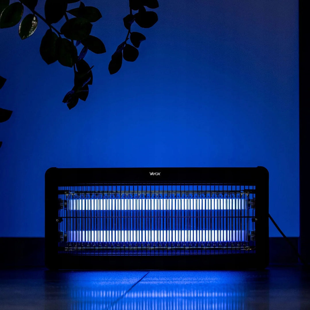 Lámpara matainsectos para mosquitos, moscas y polillas; trampa eléctrica; UV; 30 W; Vayox