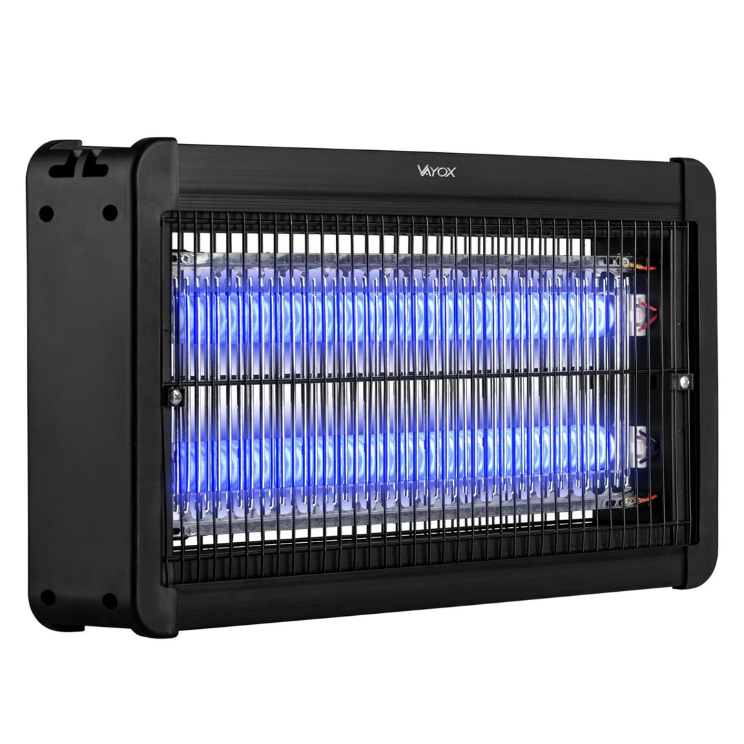 Lámpara matainsectos para mosquitos, moscas y polillas; trampa eléctrica; UV; 30 W; Vayox