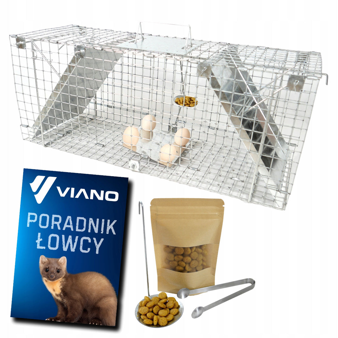 Trampa viva, trampa para martas, ratas, ratones, visones, comadrejas, Viano P1, 2 unidades