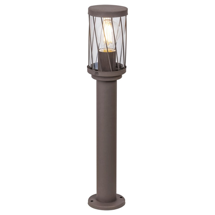 Lámpara de jardín de pie Rabalux Budapest, IP44, color marrón, casquillo E27, máx. 40 W, 8889, 2 unidades