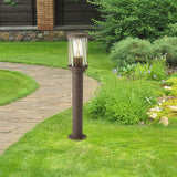 Lámpara de jardín de pie Rabalux Budapest, IP44, color marrón, casquillo E27, máx. 40 W, 8889, 2 unidades