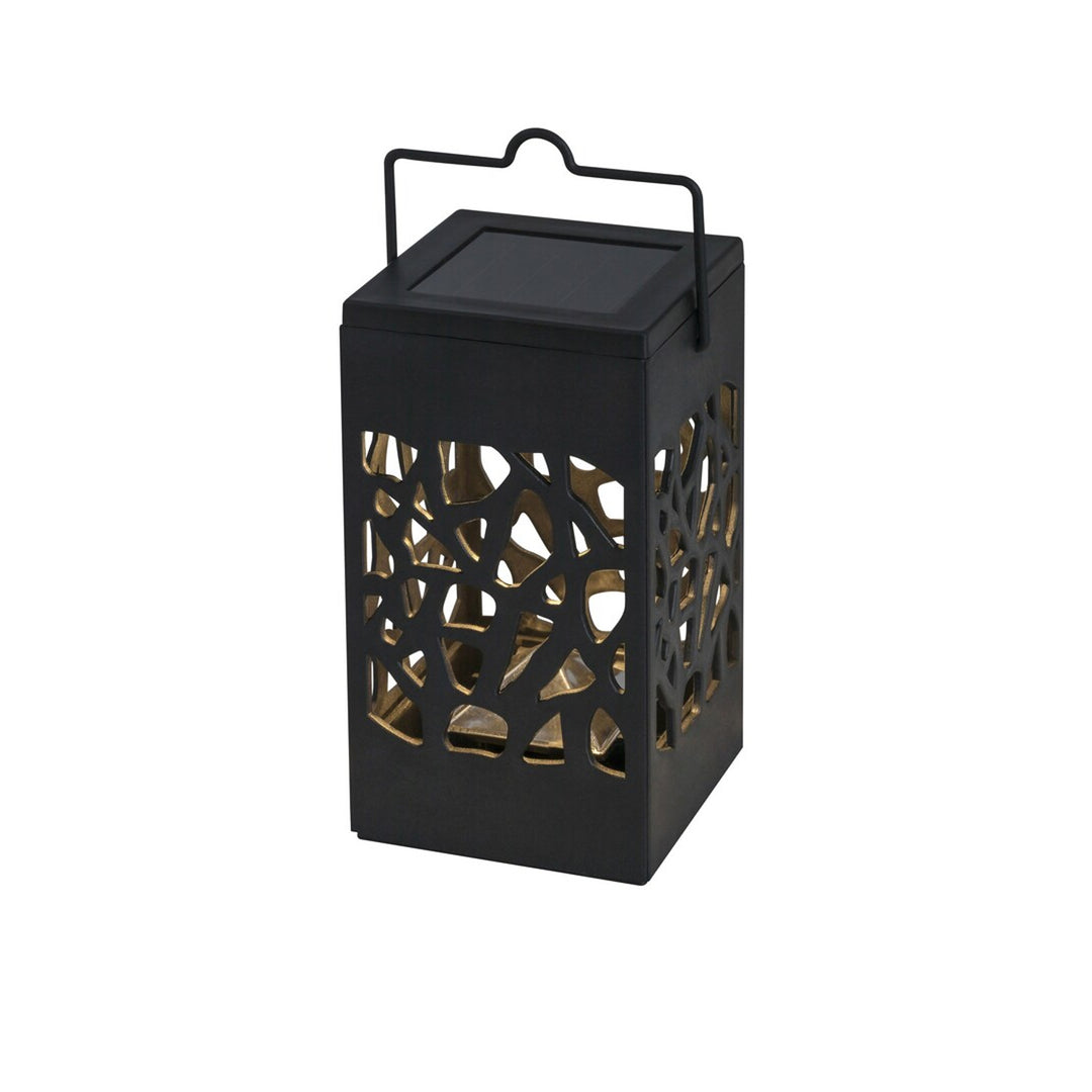 Lámpara solar Mora, 1 lm, grado de protección IP23, color negro, LED de 0,07 W, 8948, 2 unidades