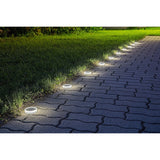 Lámpara solar Trillo LED de 0,3 W, sensor crepuscular, color transparente, IP65, K 4000, 77175, 2 unidades