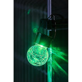 Lámpara solar Rabalux Yola, 1 lm, IP44, color cromo satinado, LED de 0,06 W, 7850, 2 unidades