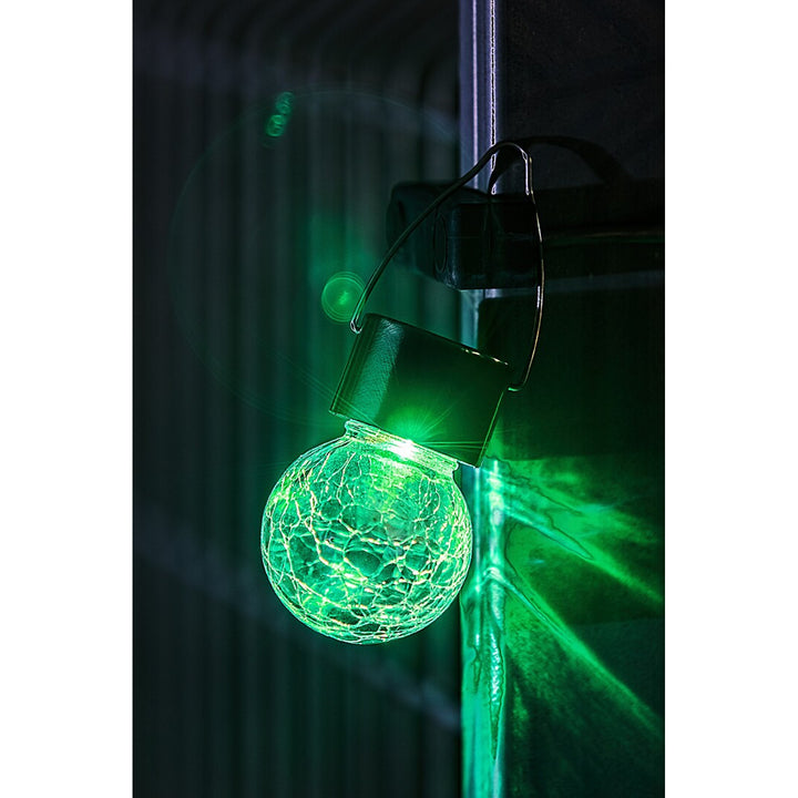 Lámpara solar Rabalux Yola, 1 lm, IP44, color cromo satinado, LED de 0,06 W, 7850, 2 unidades