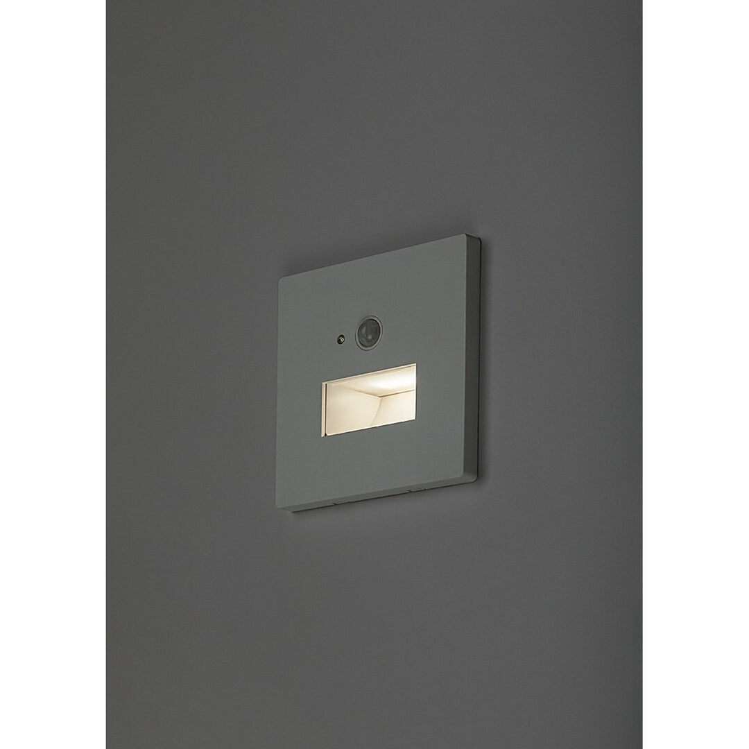Lámpara Lunca LED de 1 W, IP20, blanca, 3000, 4500 y 6500 K, con sensor de movimiento y sensor de luz, 77198, 2 unidades