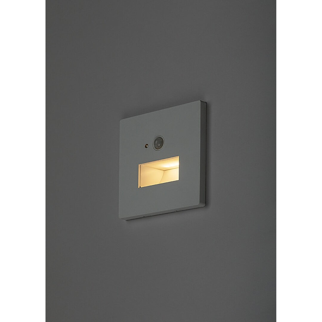 Lámpara Lunca LED de 1 W, IP20, blanca, 3000, 4500 y 6500 K, con sensor de movimiento y sensor de luz, 77198, 4 unidades