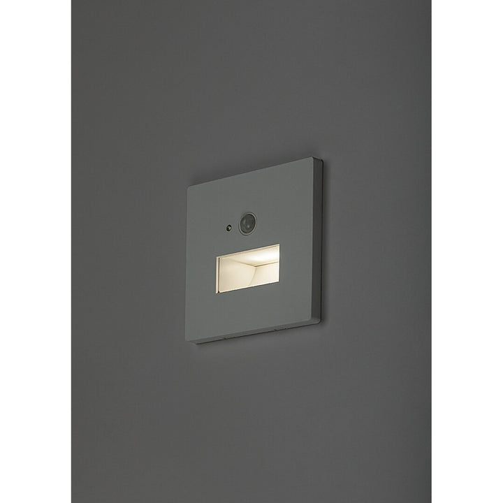 Lámpara Lunca LED de 1 W, IP20, blanca, 3000, 4500 y 6500 K, con sensor de movimiento y sensor de luz, 77198, 4 unidades