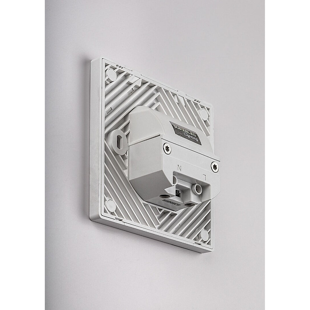 Lámpara Lunca LED de 1 W, IP20, blanca, 3000, 4500 y 6500 K, con sensor de movimiento y sensor de luz, 77198, 4 unidades