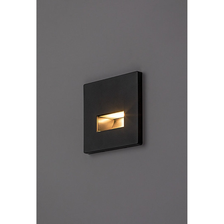 Lámpara Lunca LED de 1 W, IP20, negra, temperatura de color regulable: 3000, 4500 y 6500 K, 77195, 2 unidades