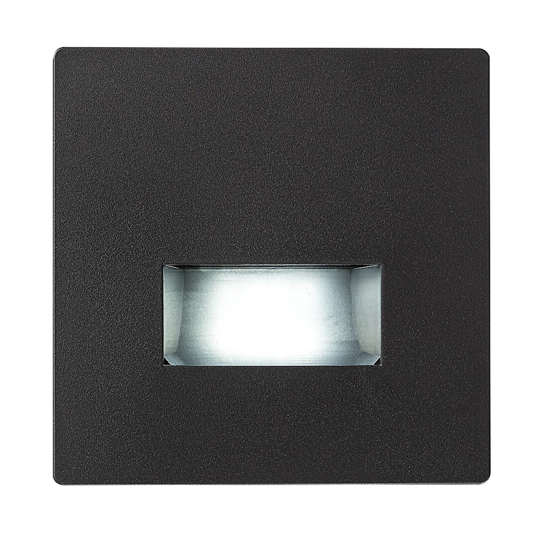 Lámpara Lunca LED de 1 W, IP20, negra, temperatura de color regulable: 3000, 4500 y 6500 K, 77195, 4 unidades