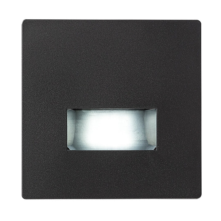 Lámpara Lunca LED de 1 W, IP20, negra, temperatura de color regulable: 3000, 4500 y 6500 K, 77195, 4 unidades