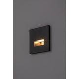 Lámpara Lunca LED de 1 W, IP20, negra, temperatura de color regulable: 3000, 4500 y 6500 K, 77195, 4 unidades