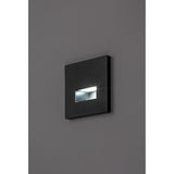 Lámpara Lunca LED de 1 W, IP20, negra, temperatura de color regulable: 3000, 4500 y 6500 K, 77195, 4 unidades