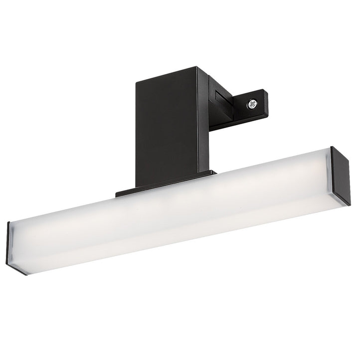 Lámpara de baño Rabalux Oliro LED 4 W, negra, IP44, 4000 K, 75050