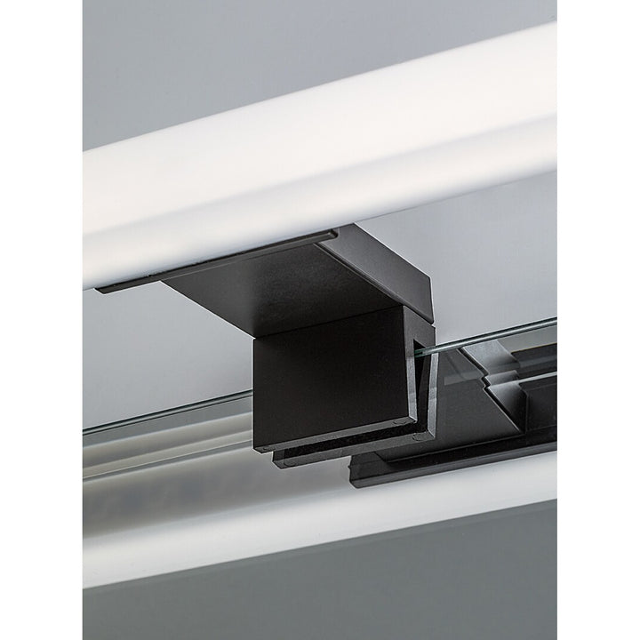 Lámpara de baño Rabalux Oliro LED 4 W, negra, IP44, 4000 K, 75050