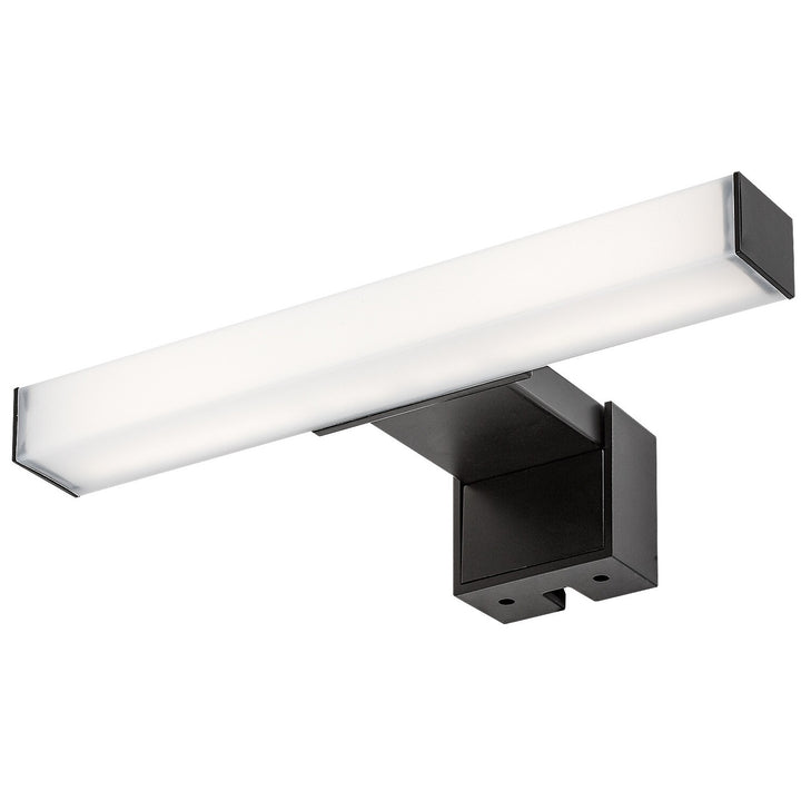 Lámpara de baño Rabalux Oliro LED 4 W, negra, IP44, 4000 K, 75050