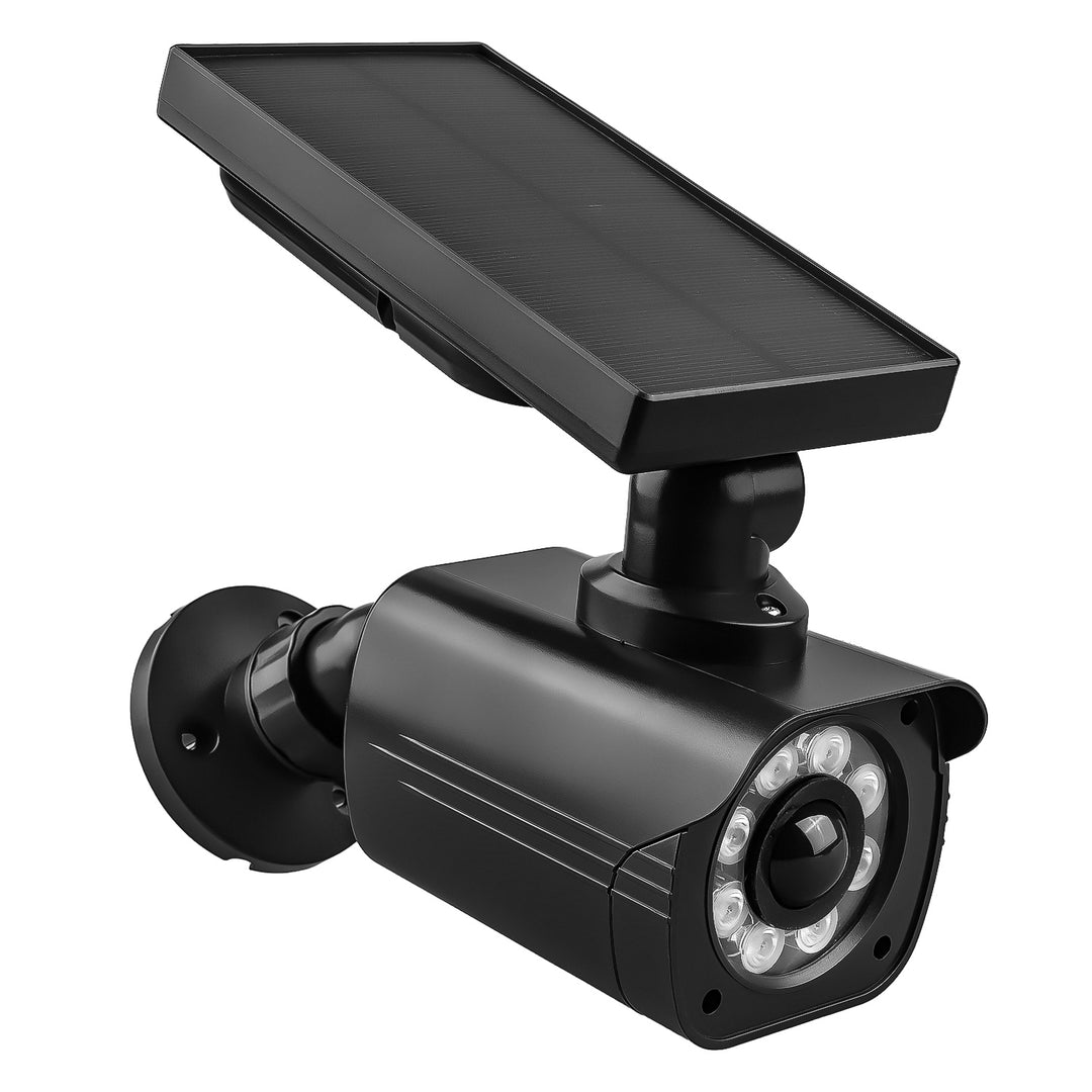 Cámara solar de imitación, LED parpadeante, sensor de movimiento, iluminación LED, pegatinas incluidas, SOL1800S/B, 4 unidades