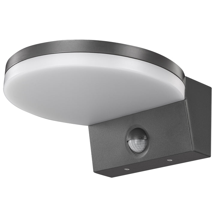 Lámpara LED con sensor de movimiento Maclean, sensor de movimiento PIR, color gris, 15 W, IP65, 1560 lm, luz blanca neutra (4000 K) MCE344 GR, 2 unidades