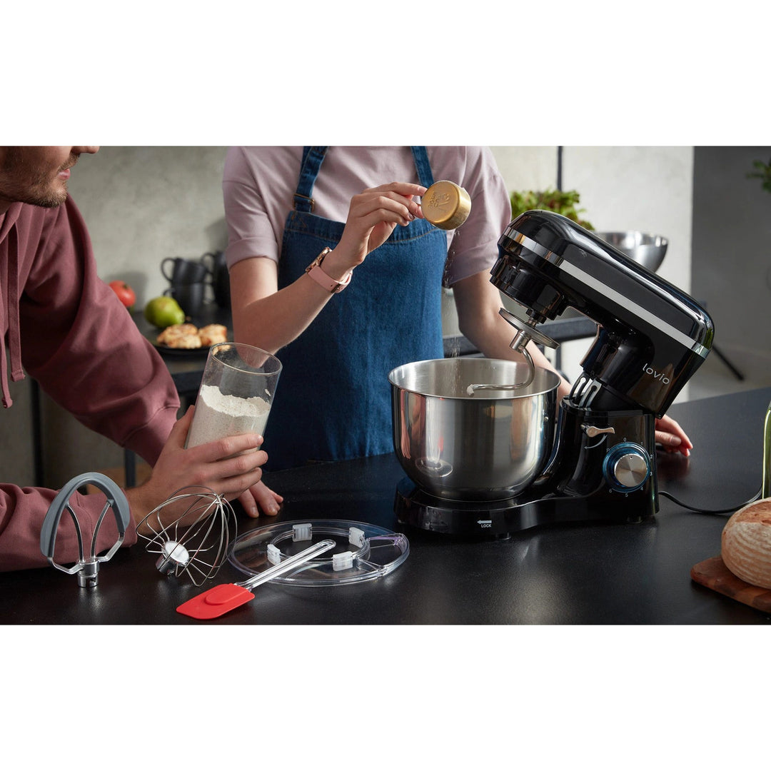 Batidora planetaria Lovio ChefAssistant negra LVSTM01BK