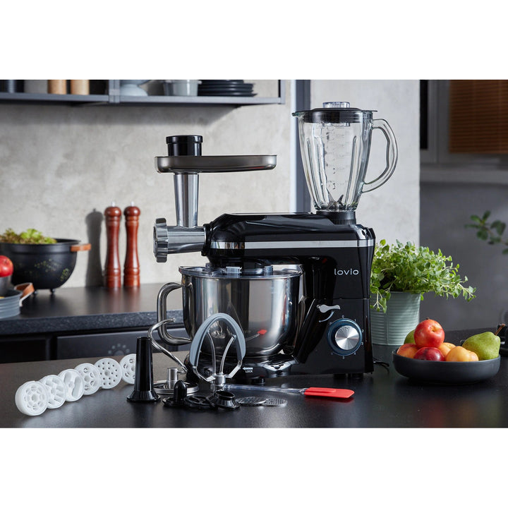 Batidora planetaria Lovio ChefAssistant Plus negra LVSTM02PBK