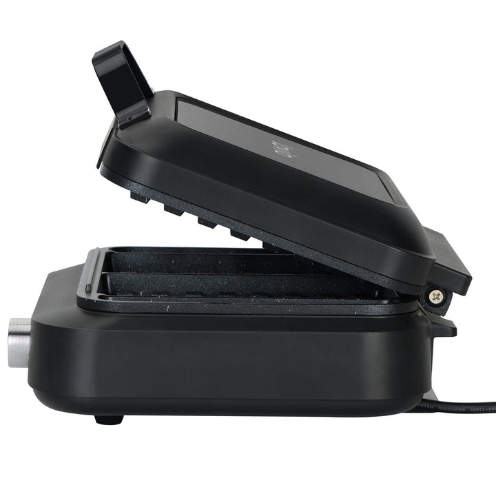 Máquina para hacer gofres LOVIO PerfectCrisp, 2 gofres grandes, 1500 W, 6 niveles de cocción, LVWF002BK