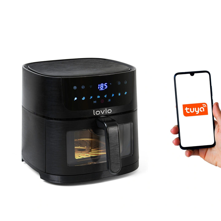 Freidora sin aceite Air Fryer LOVIO PureFry XL Smart LVAF002BK