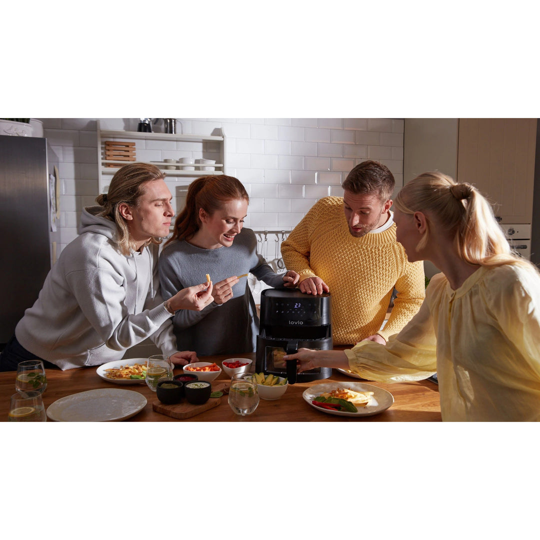 Freidora sin aceite Air Fryer LOVIO PureFry XL Smart LVAF002BK