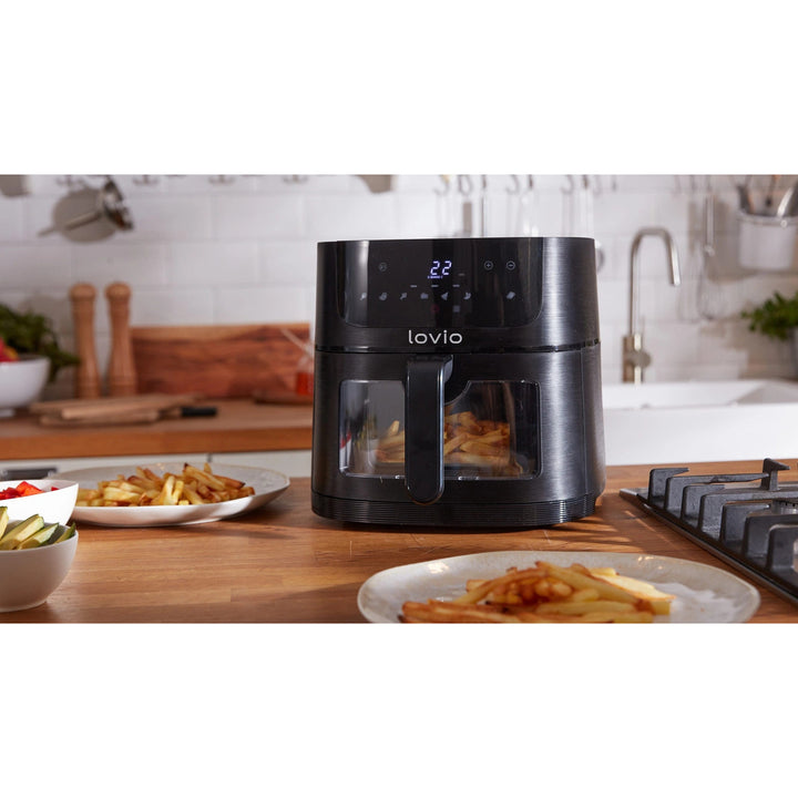 Freidora sin aceite Air Fryer LOVIO PureFry XL Smart LVAF002BK