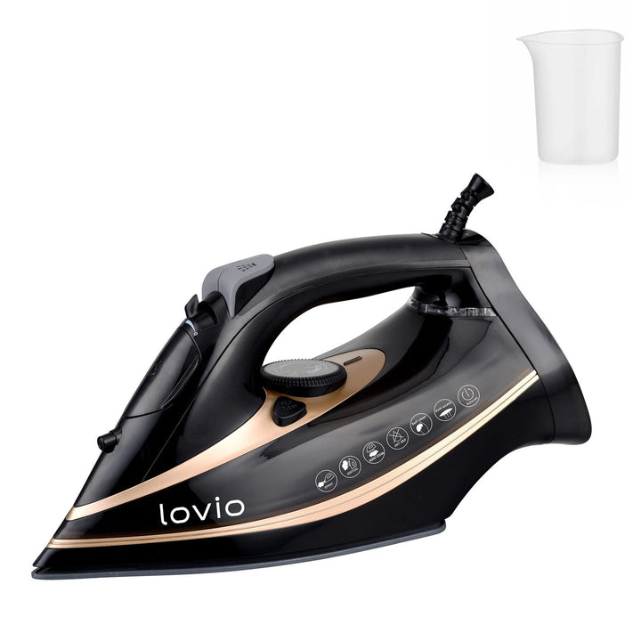 Plancha de vapor de mano con suela cerámica LOVIO LVSA001