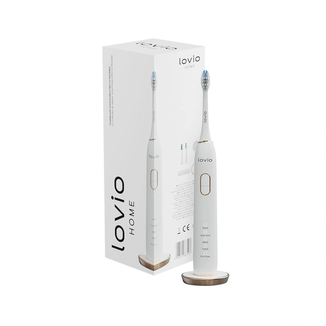 Cepillo de dientes eléctrico Lovio SonicProtect PRO blanco LVTB124WH