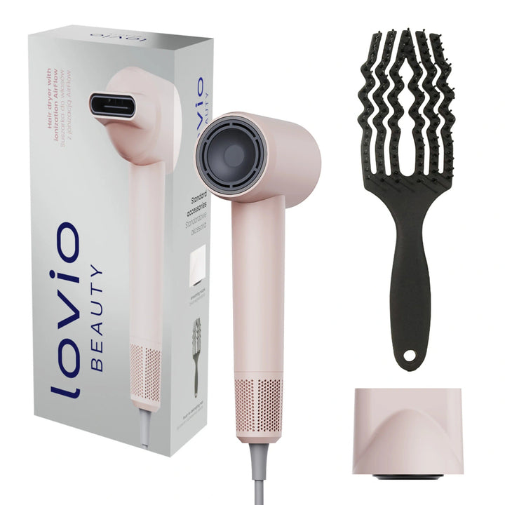 Secador de pelo profesional Lovio Air Flow rosa LVHD001PK
