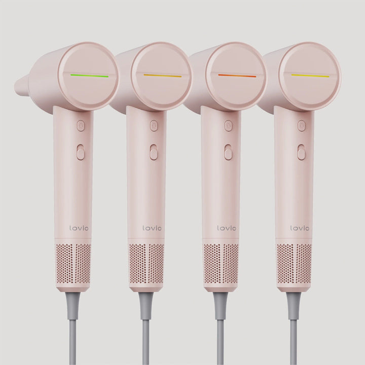 Secador de pelo profesional Lovio Air Flow rosa LVHD001PK
