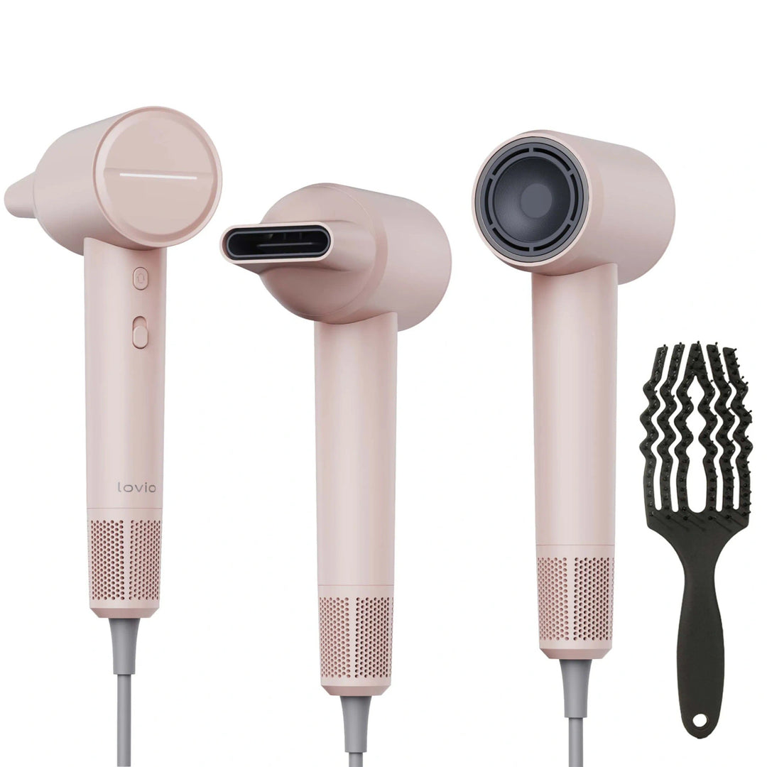Secador de pelo profesional Lovio Air Flow rosa LVHD001PK