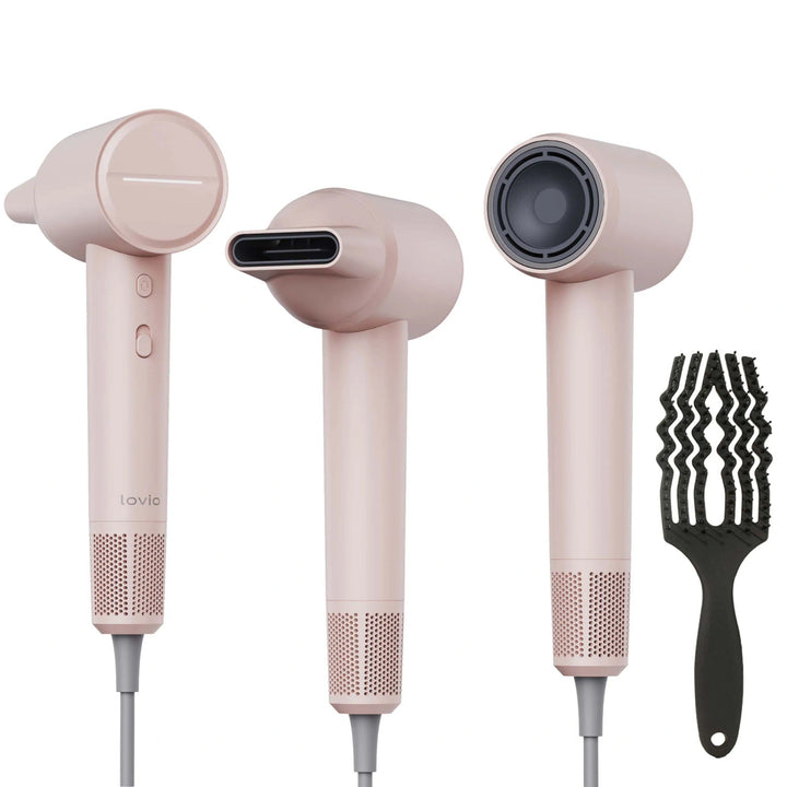 Secador de pelo profesional Lovio Air Flow rosa LVHD001PK
