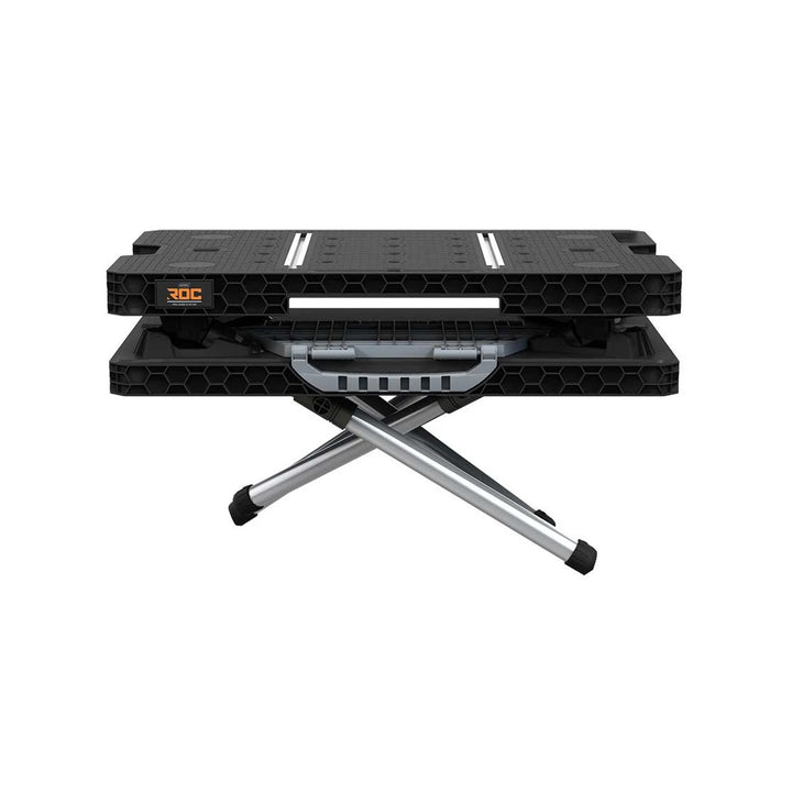 Mesa de taller plegable 2.0 de Keter, capacidad de carga de 453 kg, superficie de trabajo de 85 x 56 cm, patas metálicas estables, 271269