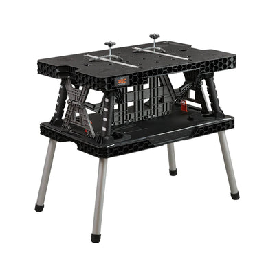Mesa de taller plegable 2.0 de Keter, capacidad de carga de 453 kg, superficie de trabajo de 85 x 56 cm, patas metálicas estables, 271269