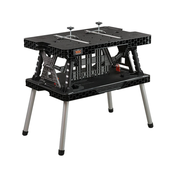 Mesa de taller plegable 2.0 de Keter, capacidad de carga de 453 kg, superficie de trabajo de 85 x 56 cm, patas metálicas estables, 271269