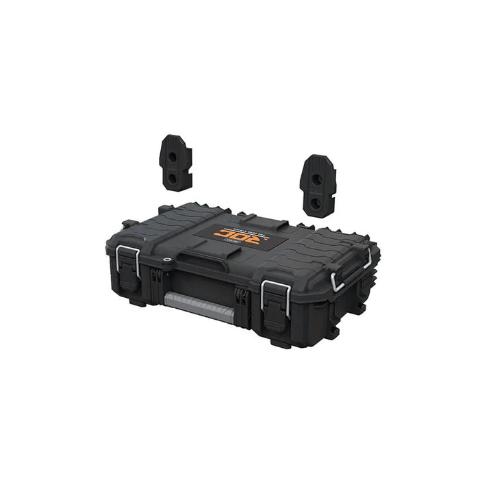 Juego de 3 cajas de herramientas Keter ROC Pro Gear 2.0, capacidad total de 110 l, protección IP65, asa telescópica desmontable, posibilidad de cerrar con candado, 256982