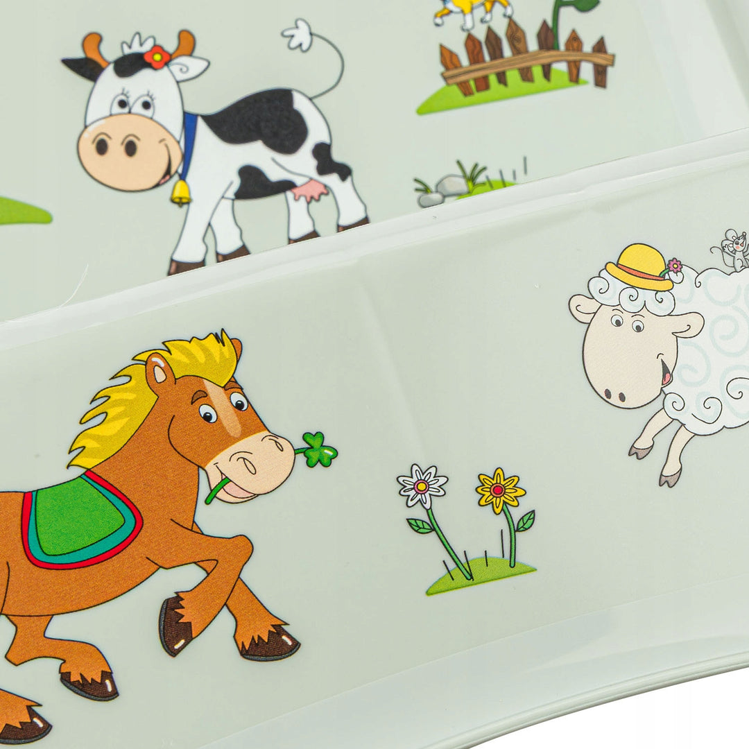 Escalera infantil de dos peldaños Keeeper, con función antideslizante, serie «Funny Farm», capacidad de carga de hasta 120 kg, 1003132006300