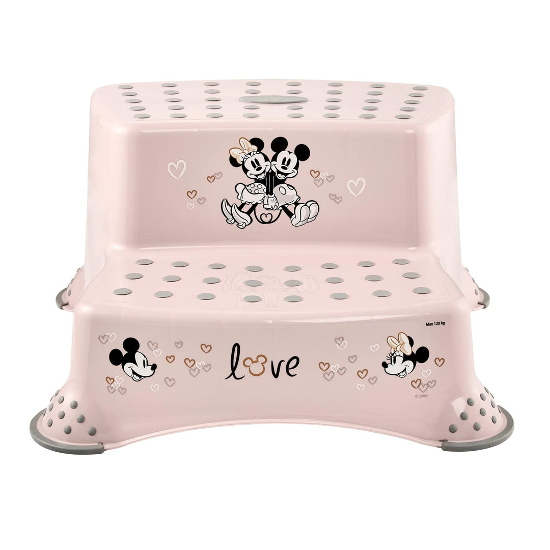 Escalón infantil de dos peldaños Keeeper, con función antideslizante, serie «Minnie Mouse», capacidad de carga de hasta 120 kg, 1003258124700