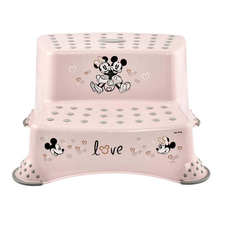 Escalón infantil de dos peldaños Keeeper, con función antideslizante, serie «Minnie Mouse», capacidad de carga de hasta 120 kg, 1003258124700